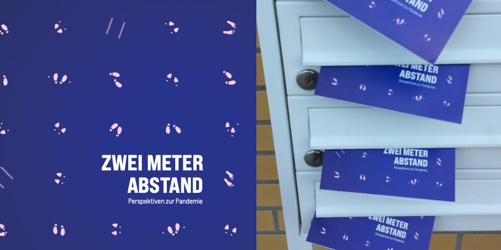 TickerPotsdam's tweet photo. Vor einiger Zeit haben wir auf die Broschüre "Zwei Meter Abstand - Perspektiven zur #Corona Pandemie" aufmerksam gemacht. Diese Broschüre gibt es jetzt auch als Druckversion 🥳. 
Schaut rein. Es lohnt sich @FeavaPdm https://t.co/DUHIqVYBso