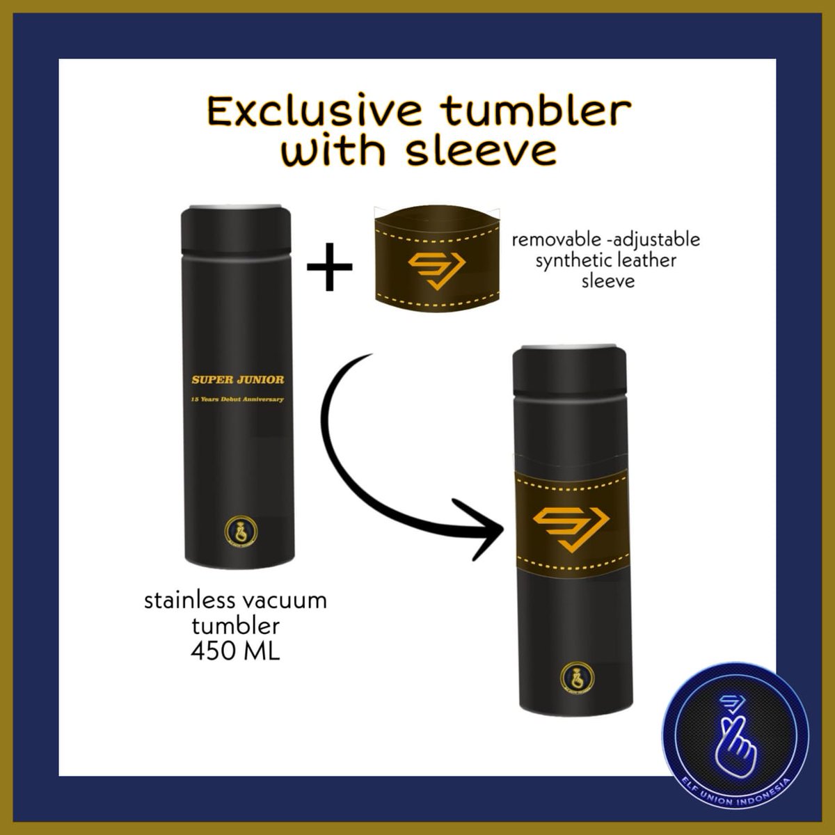 ElfUnionIna's tweet photo. Hai Elpeu, Apa Kabar?
PO Tumbler Batch 2 Sudah Dimulai 🤗
Dengan design yang lebih elegan dan cantik, Hanya tersedia 100 pcs!
Seluruh keuntungan akan kita donasikan masih dalam rangka 15th Anniversary Debut of Super Junior ke yayasan kanker.
💙🤗
#elfunionindonesia #elfforelf https://t.co/uFJKbW8IR1