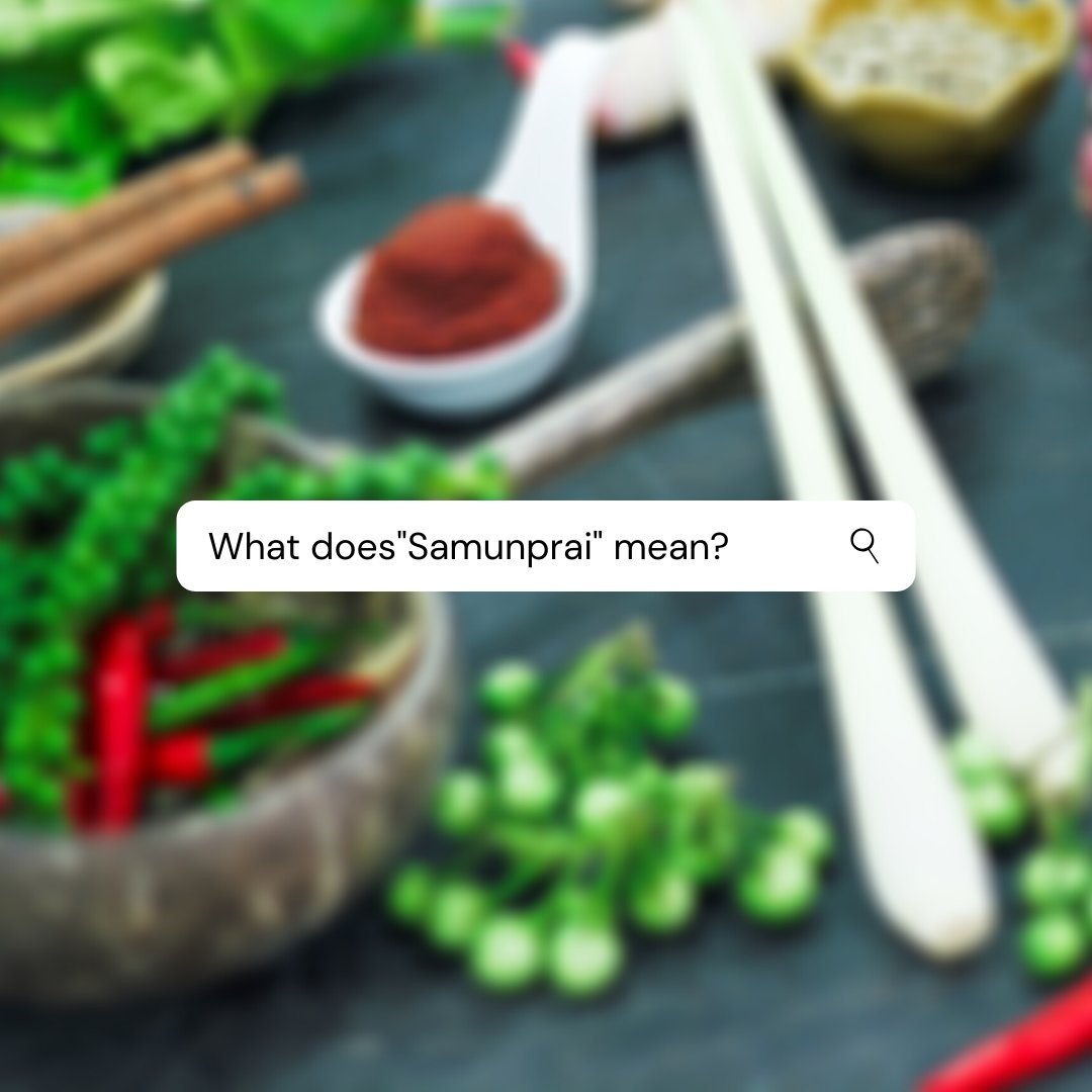 maejumsamunprai's tweet photo. The word Samunprai is Thai for "Herbs and Spices", but it has a deeper connotation as it is often used in Spas and Health Clinics...
To find out more - https://t.co/RTYP6ivpU6
#HerbsandSpices #Samunprai #Thailand #Thaifood #ThaiCurryPaste https://t.co/gR0cm89Xv3
