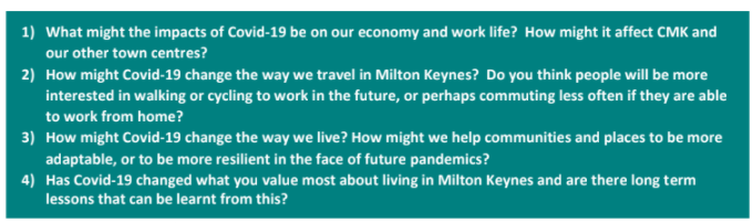 The <a href="/Futures2050MK/">MK Futures 2050</a>  team at <a href="/mkcouncil/">Milton Keynes City Council</a> are seeking views on how the Covid19 pandemic will impact on its draft 2050 Strategy. Deadline for responses : 17th July! mkfutures2050.com