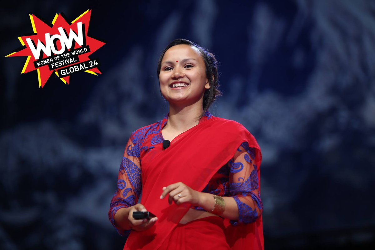 npBritish's tweet photo. Watch Seven Summitier/Stand Up Comic Shailee Basnet talk about her journey as a mountaineer at #WOWGlobal24 organised by @WOWisGlobal 

@comicontop https://t.co/3zG0VboRTX