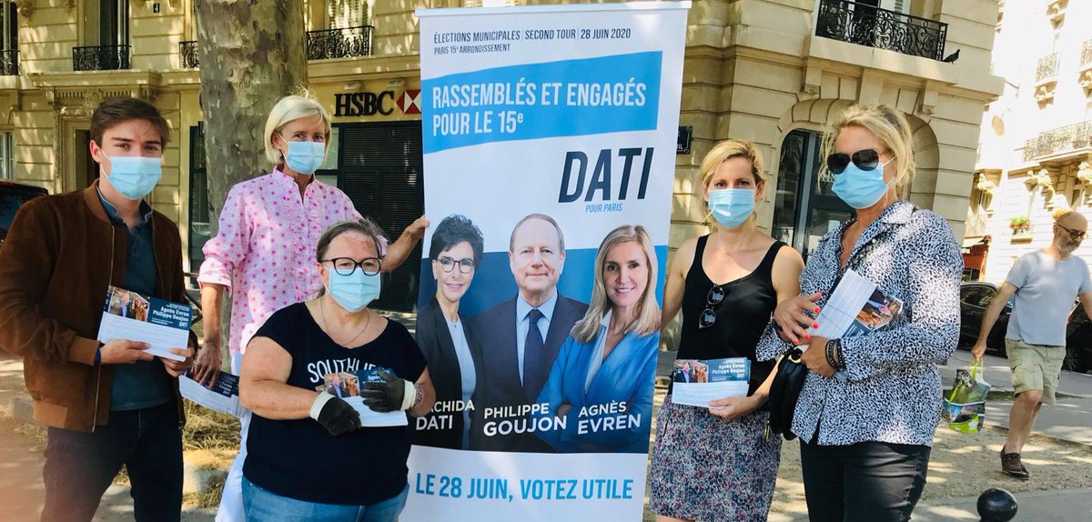 Philippe_Goujon's tweet photo. À la rencontre des habitants avec nos colistiers aujourd’hui pour évoquer notre projet pour changer Paris ! 

▶️ Dimanche 28 juin, la mobilisation de chacun sera essentielle : tous aux urnes ! 

#Municipales2020 #DatiPourParis https://t.co/kcOk2jXdJ2