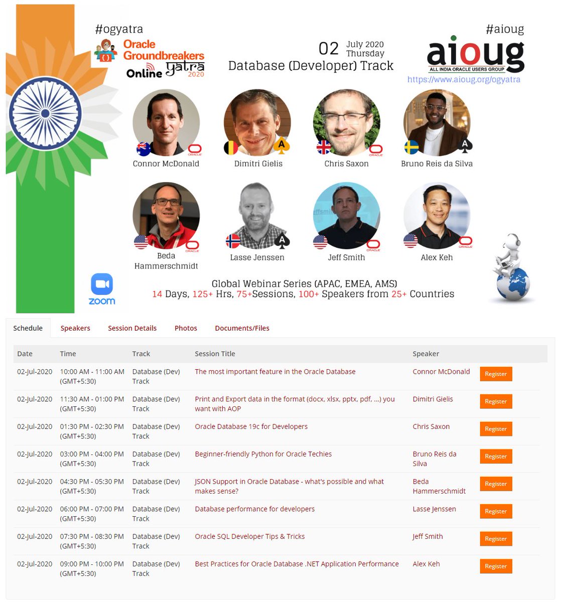 Rejuvenate your career by attending #OGYatra. Never miss to meet great leaders across the globe. Day2:bit.ly/31iznh0 @connor_mc_d @dgielis @chrisrsaxon @brunorsdba @bch_t @lasjen @thatjeffsmith Alex Keh @Oracle @oracleace @groundbreakers @oracleugs @aioug #Oracle #aioug