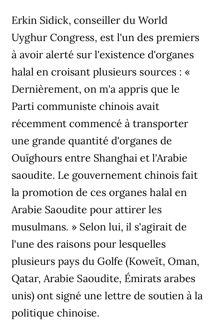 ADM_Action's tweet photo. 🔴La Chine vend les organes des musulmans #Ouigours enfermés dans des camps, sous l’appellation «organes halal» pour les pays du Golf. 

➡️Les preuves s'accumulent autour de cette épuration ethnique, l pratiques ressemblent aux camps de concentration nazis #Ouighourslivesmatter https://t.co/jRs3okslqx