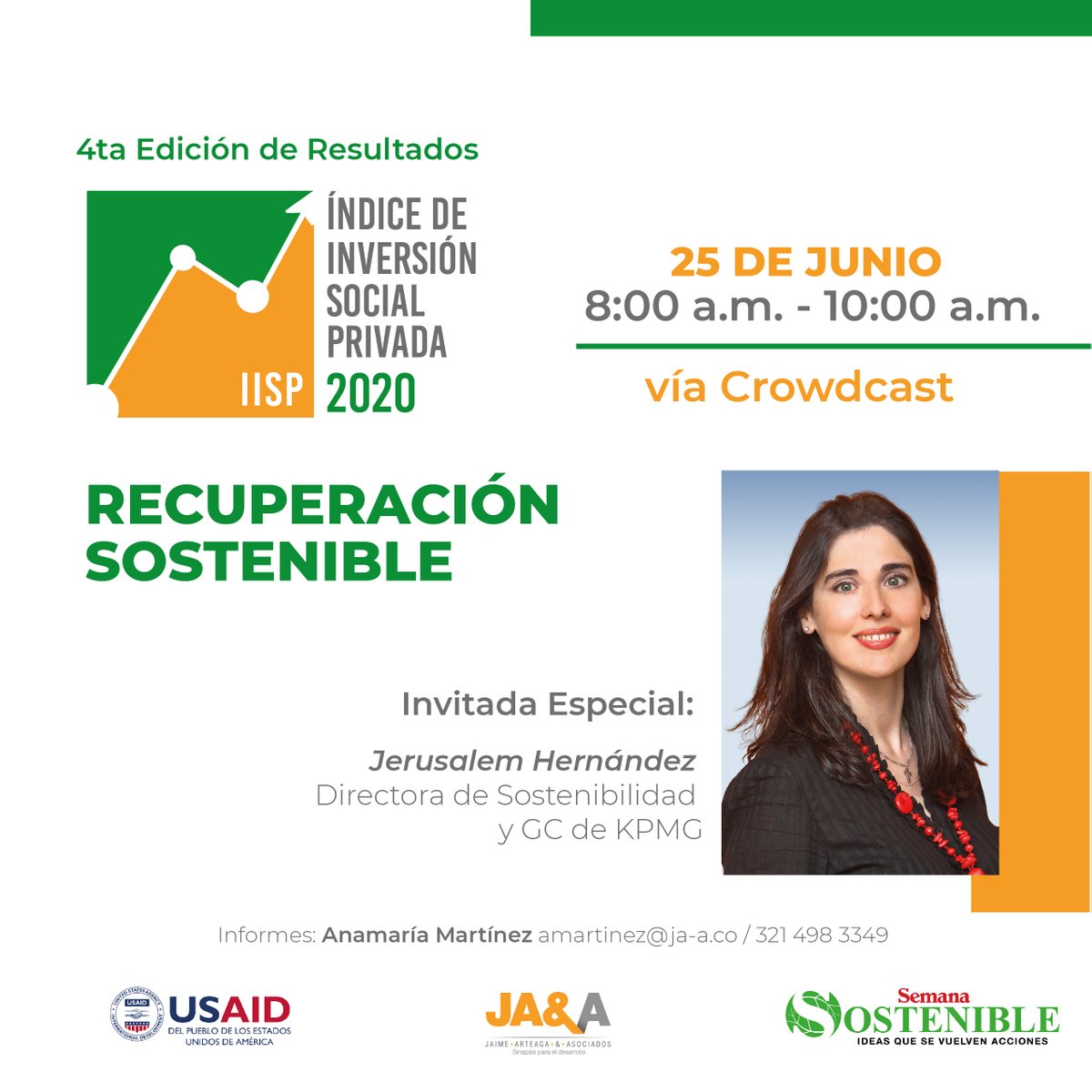 Arteaga_Latam's tweet photo. 🙌🏽Tú #QuédateEnCasa y disfruta de la 4ª Edición de resultados del índice de #inversionsocialprivada.
Martha Aponte y Ximena Ortíz te acompañarán desde los estudios de @AndesTelevision
#RecuperaciónSostenible
Ingresa aquí https://t.co/SN5p0iCmFy https://t.co/9h8T3QMSmn