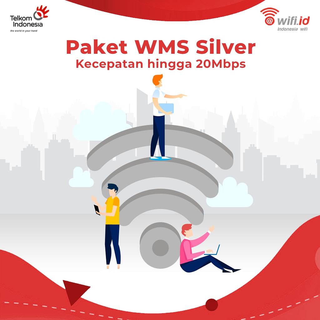 wifi_id's tweet photo. #twifi paket WMS Silver menyediakan kecepatan hingga 20 Mbps. Kamu juga dapat bundle berupa 2 VAS Basic yang tersedia dengan harga Rp. 470.000 per bulan.

Yuk daftar ke kantor Telkom terdekat di kota kamu untuk menikmati WMS Silver ini 😊

#WiFiID #Telkom #WMS #WMSSilver https://t.co/15Z2BBqwXV