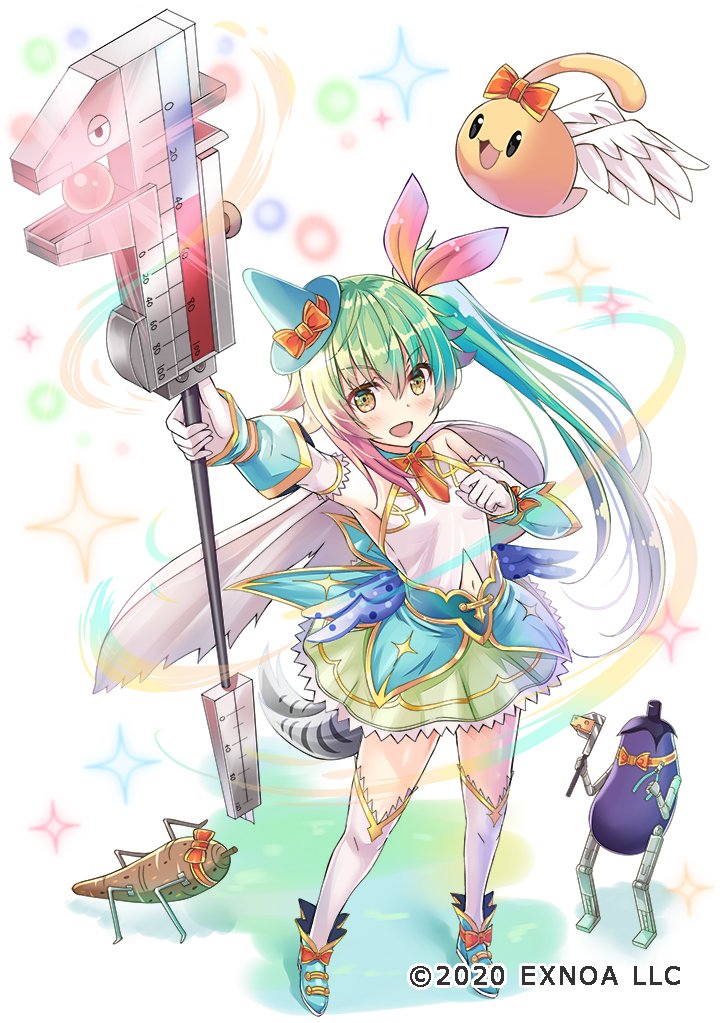 九印 Quin 毎日こつこつ俺タワー Myole Staff にて ノギス 魔法少女 のイラストを担当させて頂きました 何卒よろしくお願い致します 使い魔3匹も単独で活躍するそうです F 毎日こつこつ 俺タワー T Co Vzlgmzt8y6