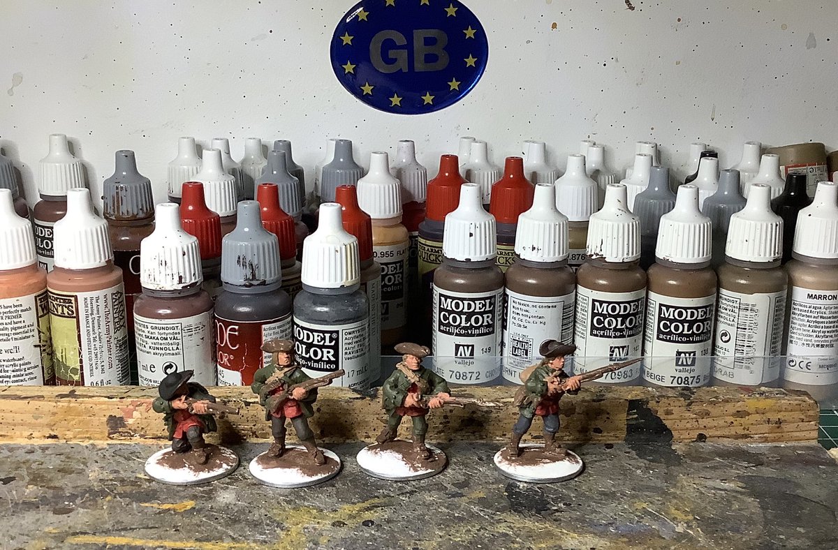 RMZHBC's tweet image. A few #GallopingMajor non-uniformed provincials on the board this morning #FIW #FrenchIndianWar