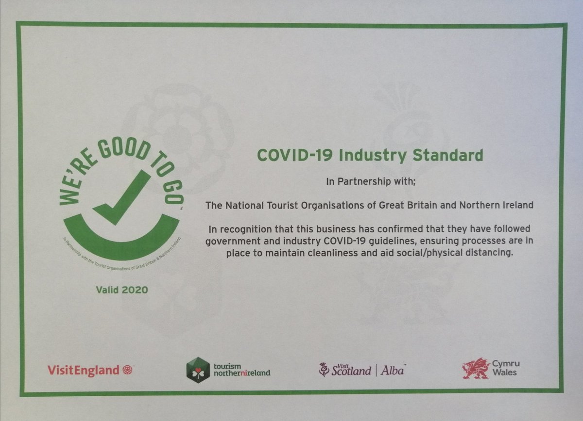 TheOldVicarageW's tweet image. We are good to go @VisitEngland @Welcome2Yorks. Book direct for the best deals. Can't wait to welcome our guests back