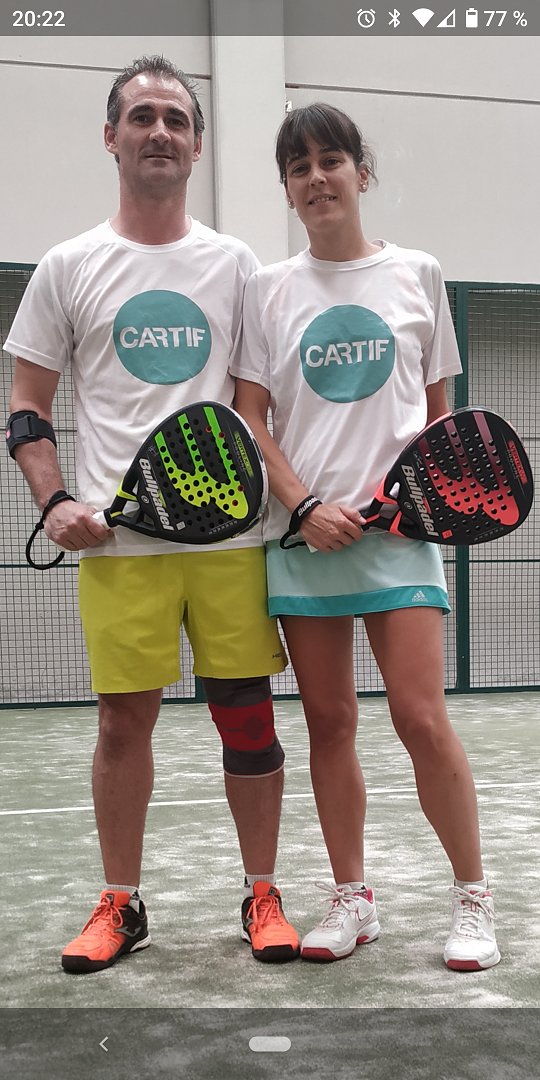 CARTIFCT's tweet photo. Representación mixta de @CARTIFCT en la 2º Liga de Pymes de #PadelArena 

Victoria en el primer partido con un resultado de 6-1, 6-3 contra #HortalizasVictorCorral

¡Enhorabuena, chicos! https://t.co/mpuiqopDbJ