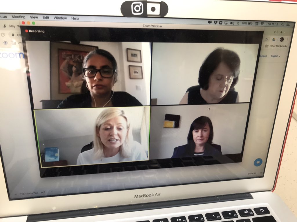 Getting great insight on future #travel from the panel on the first #MovingForwardTogether series with <a href="/AWTEireland/">AWTE Ireland</a>