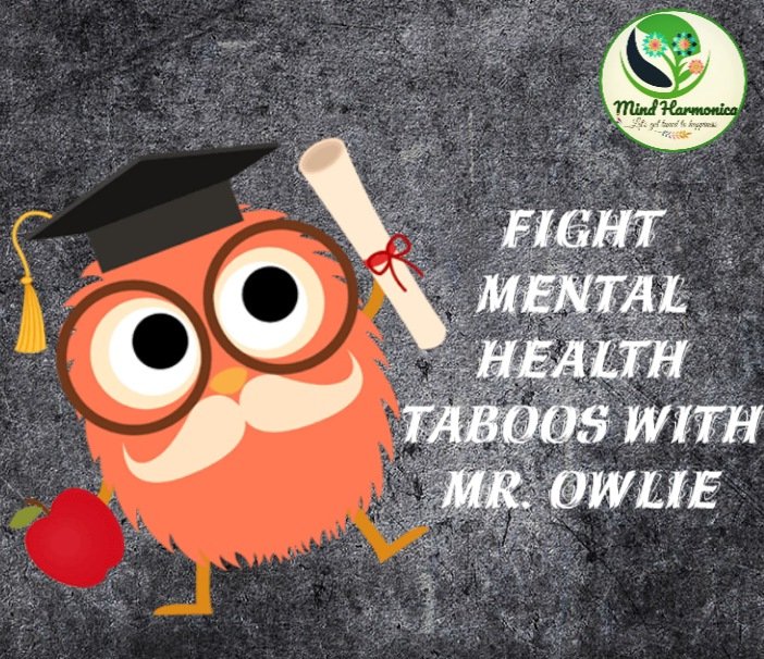 mindharmonica's tweet photo. Let us all fight mental health taboos with Mr.Owlie.
Mental Health issue is a serious subject so speak up. It's just like any physical health issue.
#mindharmonica #mentalhealth #depressed #healthcare #ADHD #CoronaUpdatesInIndia #COVID19 #coronavirus #Help #lockdown #support https://t.co/OQ5sn2125p