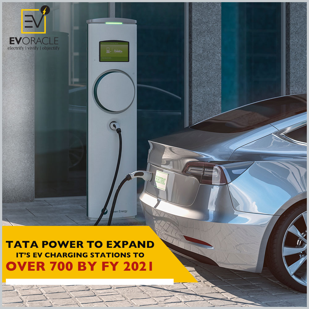 EvOracle's tweet image. Tata Power has announced its plans to expand the EV charging network in the country to over 700 by the end of financial year 2021.

Read more: bit.ly/37aWFXc

#EVOracle #ElectricVehicle #EVChargingStation #EMobility #EVNews
