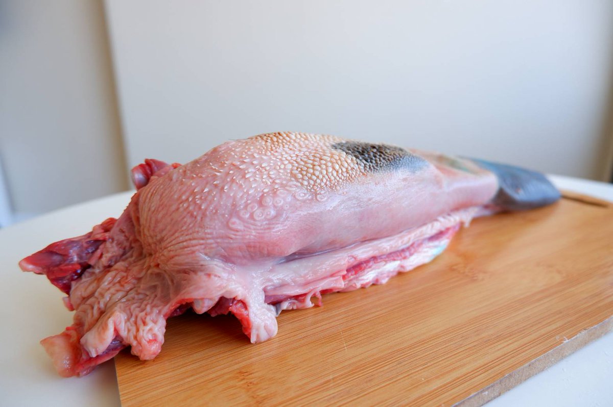 どうやら、オラの料理修行も最終局面に入ぇったようだ...

生牛タン1本買ってきて、Youtubeで研究しながら捌いたぞ!!

外ぇ国では牛タン食う文化があんまり無ぇから格安だ。こいつで700円位ぇだったぞ!!

塩焼き、タンシチュー、何でも作りてぇ放題だ!!