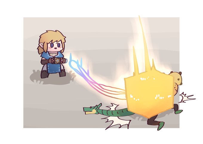 厄災リンクのtwitterイラスト検索結果