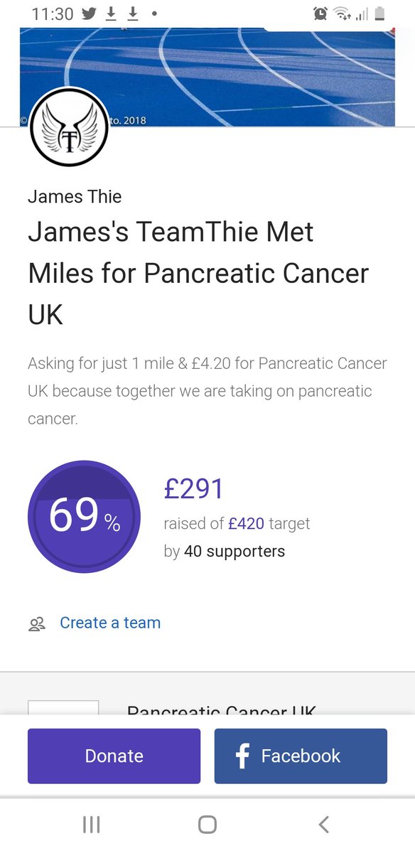 met_miles's tweet photo. Wow!! We've hit 69% of our total for @PancreaticCanUK in just 18hours! All vital support at this challenging time for all charities- so I'm very grateful 🙏 Any help would be fantastic #MetMiles2020  https://t.co/McIuh6rs1f https://t.co/Lw4xtR1vi3