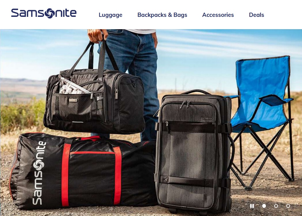 samsonite luggage promotion