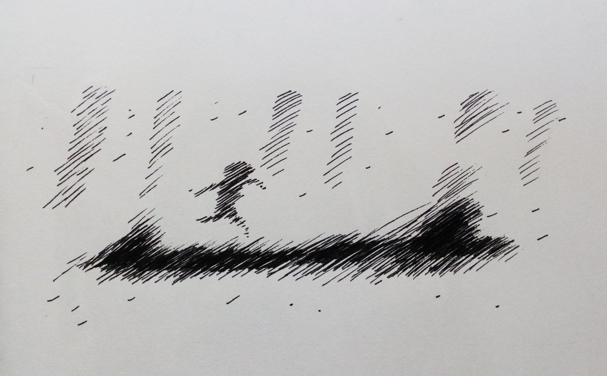 manchado_luis's tweet photo. Innumerables veces me imaginé a la monja ciega y a su perra avanzar a tientas golpeando el bastón contra el suelo.
#illustration #art #artist #sketchbook #sketch #blackandwithe #ink #characterdesign #characterconcept #bycomb #luismanchado #comic #graphicnovel https://t.co/ojhhxRThKB