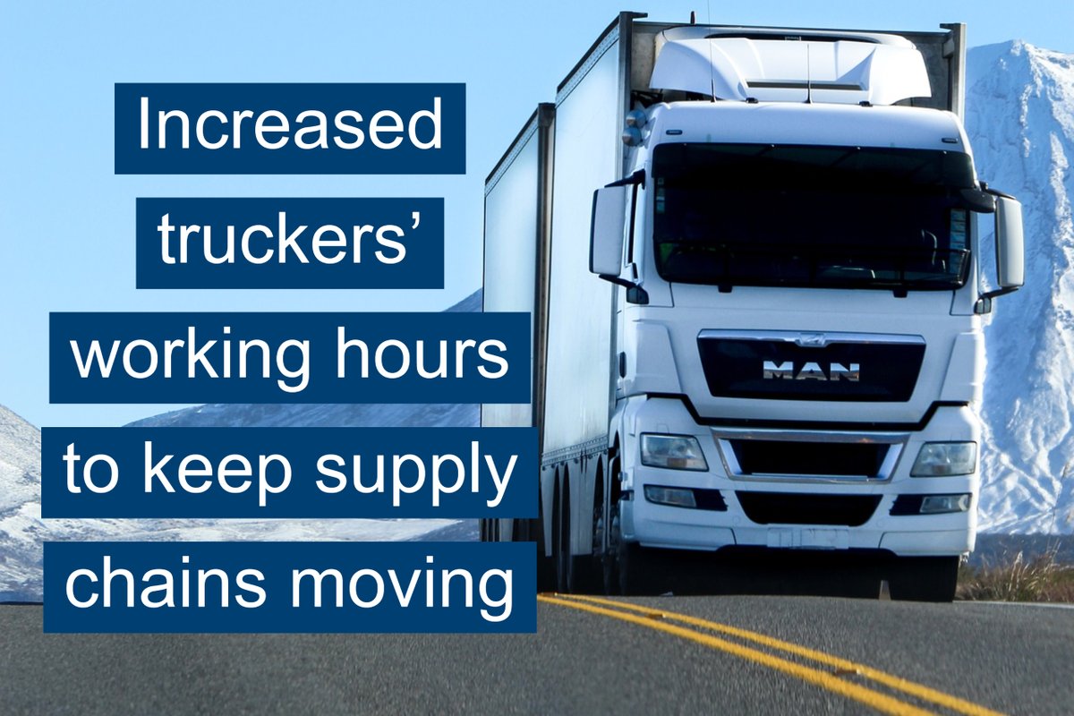Increased truckers' working hours to keep supply chains moving  bit.ly/2V8WaIo  #cargo #ratchetstraps #slings #lashings