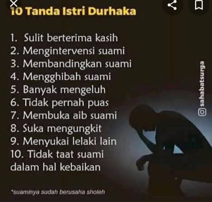 Innayaputri72's tweet photo. Adakah di antara istri kalian yg memiliki 10 sifat di bawah ini??? https://t.co/oVunSoa4r1