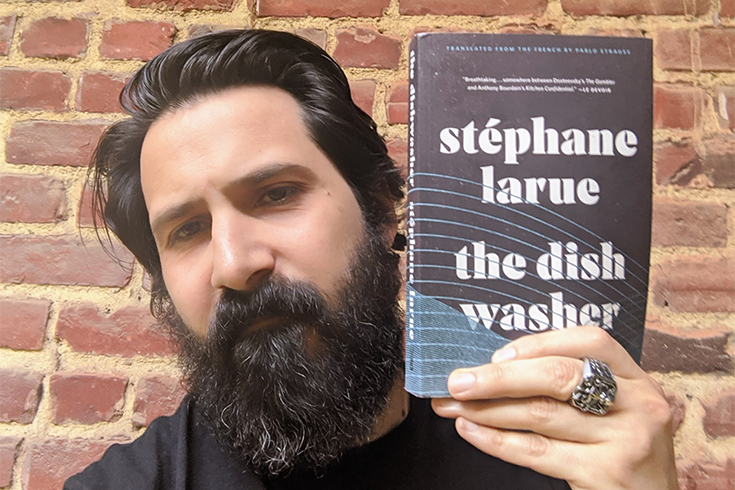 thewalrus's tweet photo. Today’s the day! We’re so happy to announce that this year’s @AmazonCA's First Novel Award goes to Stéphane Larue, author of The Dishwasher. Congratulations to you and the @biblioasis team! #AmazonFNA https://t.co/428vGLemvT https://t.co/dz3BMjuFbV