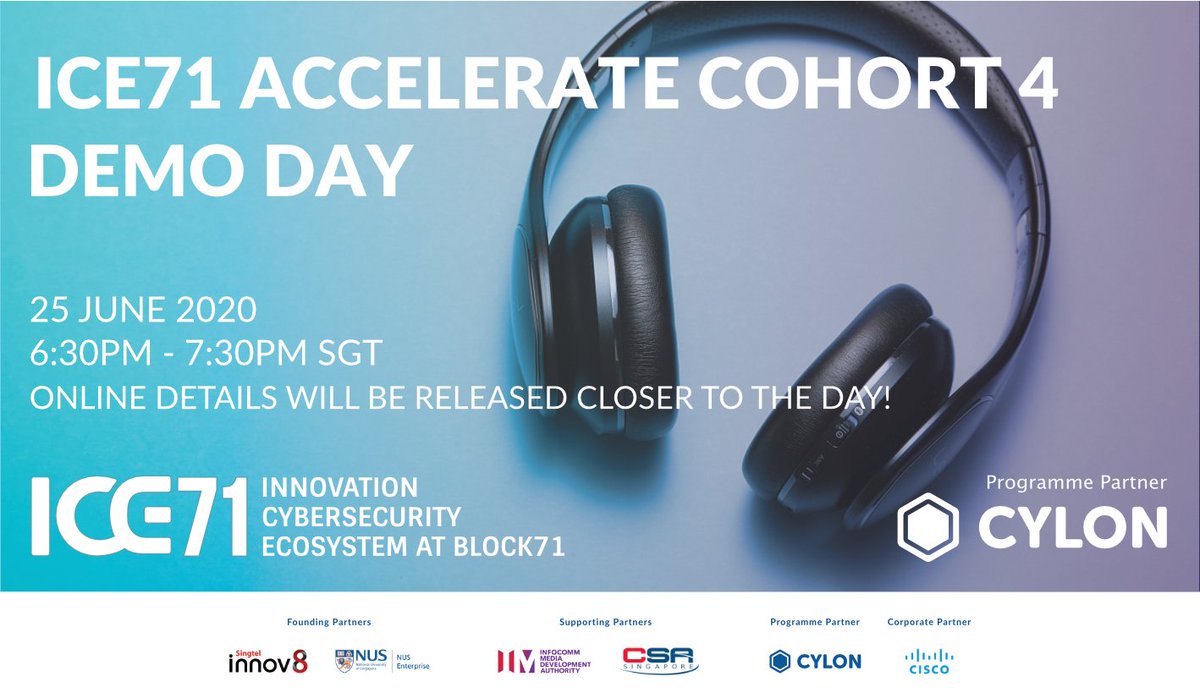 DEMO DAY site is LIVE! Watch the 9 #cybersecurity startups in #ICE71Accelerate4 pitch at accelerate4-demoday.ice71.sg!

<a href="/singtelinnov8/">Singtel Innov8</a> #NUSEnterprise <a href="/CyLonLab/">mehmet</a> <a href="/IMDAsg/">Infocomm Media Development Authority of Singapore</a> <a href="/CSAsingapore/">CSA</a> <a href="/_ASSIMIL8_/">ASSIMIL8</a>  <a href="/chainkit/">Chainkit cyber integrity automation</a> <a href="/gamasec/">GamaSec</a>
<a href="/GuardaraLtd/">Guardara</a> <a href="/KAPALYAinc/">Kapalya</a> <a href="/Kinnami1/">Kinnami</a> <a href="/neoEYED/">neoEYED</a> <a href="/OlympusSkySec/">Olympus Sky</a> <a href="/ScantistSG/">Scantist</a>