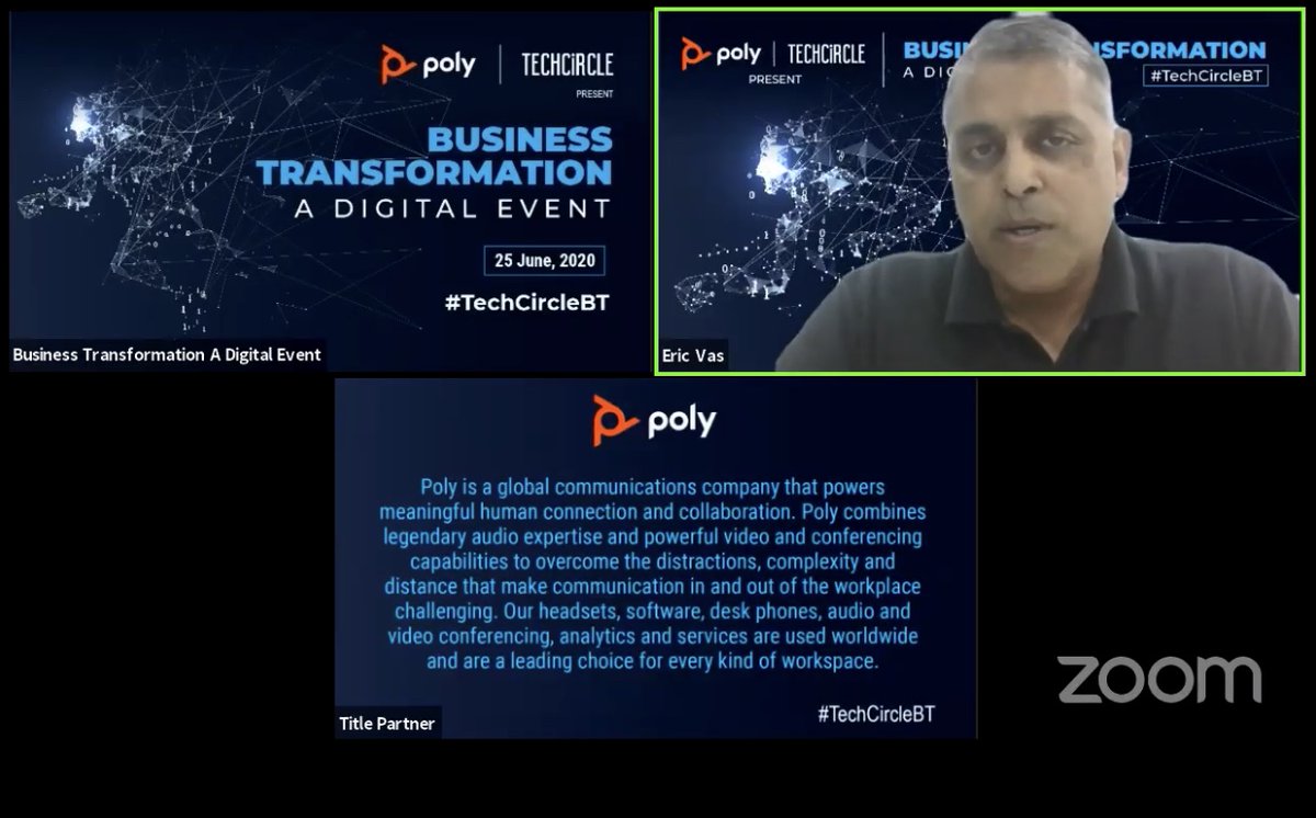 MosaicDigitalIN's tweet image. Eric Vas, President, @Bajajauto delivers a keynote on &apos;COVID-19 - A boon or a bane?&apos; - at the @PolyCompany 
| @TechCircleIndia Business Transformation Digital Event.

Visit techcircle.in to hear him speak #live. 

#TechCircleBT #BusinessTransformation