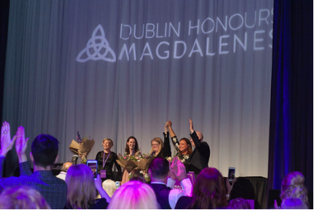 Minister <a href="/CharlieFlanagan/">Charlie Flanagan</a> has today launched the first report of the Dublin Honours Magdalenes event. The report, principally written by Dr Katherine O’Donnell and <a href="/cmcgettrick/">Dr Claire McGettrick, born Lorraine Hughes</a> of the Justice For Magdalenes Research group <a href="/maglaundries/">Justice for Magdalenes Research</a> can be read at jfmresearch.com/wp-content/upl…