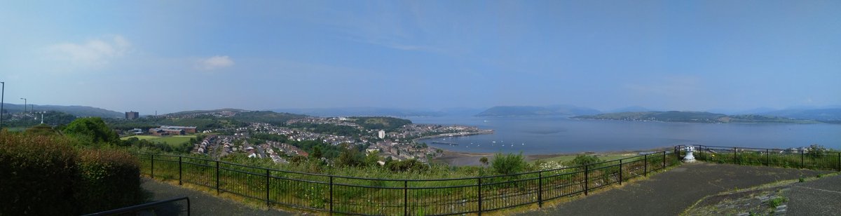 There's nothing like a nice panorama...

#LyleHill #Inverclyde #Scotland