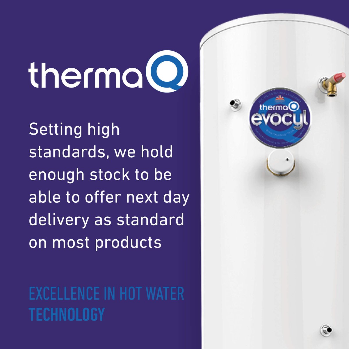 We aim to set the standard with our high stock levels, enabling us to satisfy customers' needs at short notice.

Find out more here: bit.ly/2yZjq3F

#ThermaQ #Heating #Plumbing #RenewableHeating #RenewableEnergy #Renewables #HotWater