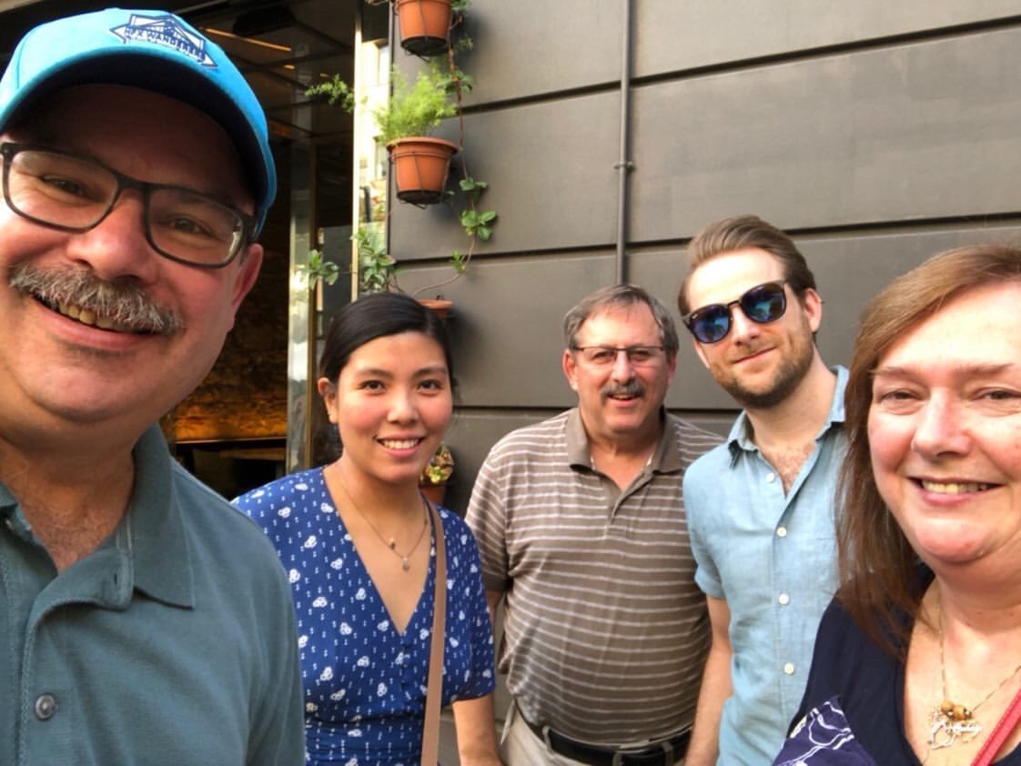 pearceauto's tweet photo. #TBT Last fall when we were visiting @jakkipearce and @brian_pearce in Barcelona, Spain we had lunch with @eme43sap who there for a work conference. After lunch Dave and I explored the city. #twitterconnection https://t.co/6Njlnk7fSu