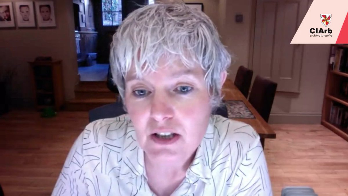 Ciarb's tweet photo. Catherine Dixon @catdixon100, CIArb Director General, welcomes all participants of flagship event 'Mediation 2020 and beyond' which was expecting almost 2,000 viewers online.
#CIArbevents https://t.co/WIuecGsnUv