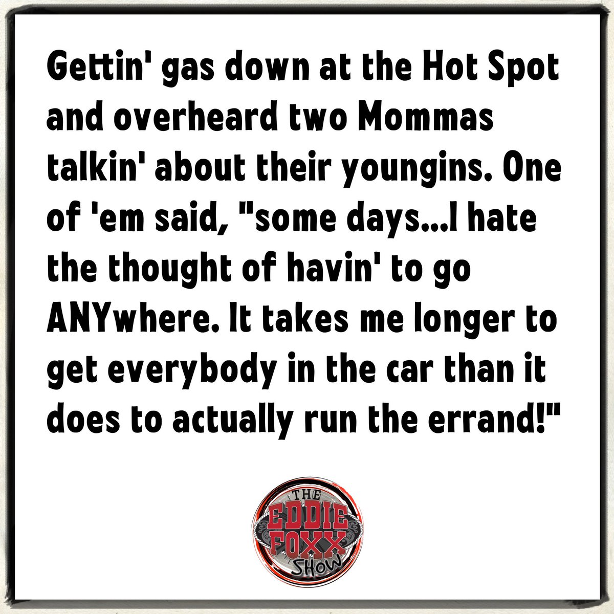 eddie_foxx's tweet photo. #MommaProblems https://t.co/brUdK327BD