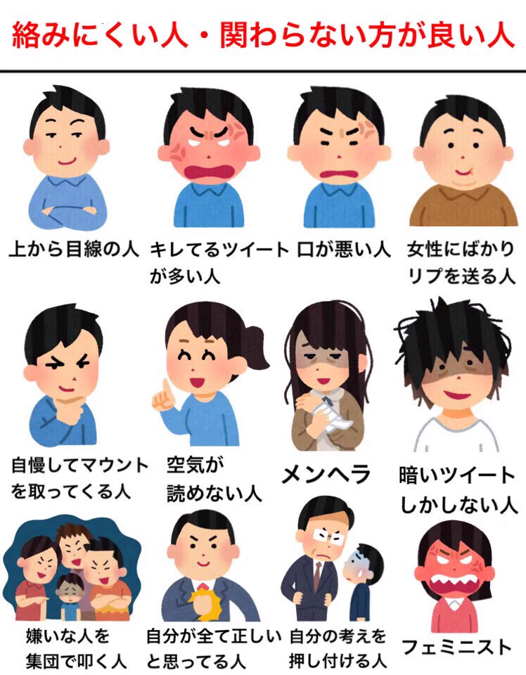実生活でも同じ？Twitterで絡みやすい人と絡みにくい人まとめwww