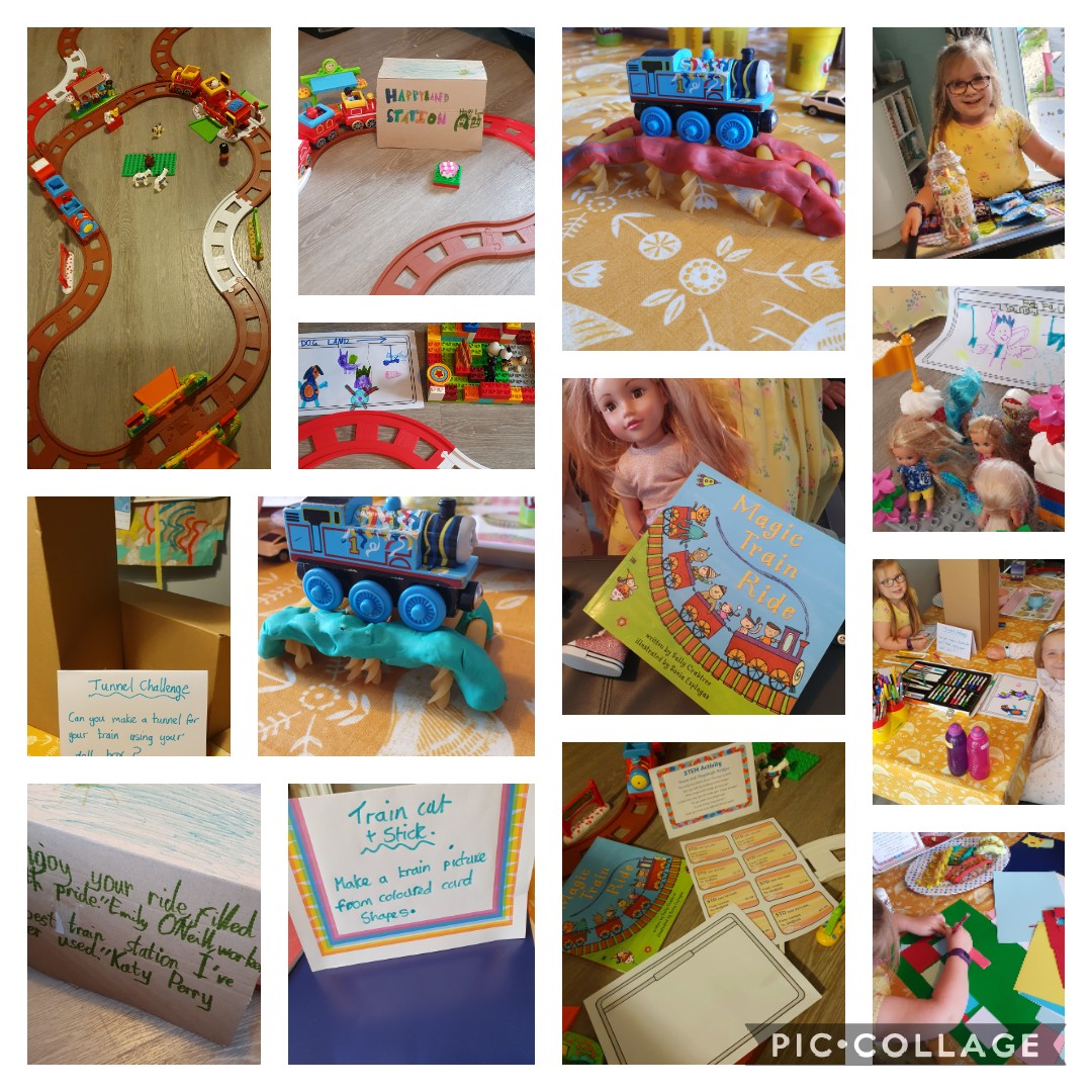 Lauraheaton11's tweet photo. @MWISClass3 
Last week we had a day themed around 'The Magic Train Ride'.
A favourite bit was making our dining benches into a train and taking it in turns to drive the train and be the refreshments person. https://t.co/3cqtq9izQ4