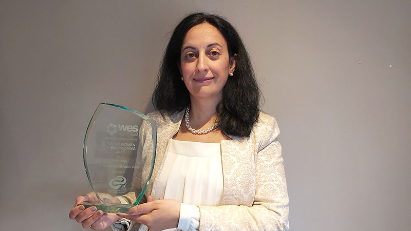 Professor Mercedes Maroto- Valer Green champion named in Top 50 Women in Engineering awards 👏👍😀 hw.ac.uk/news/articles/…