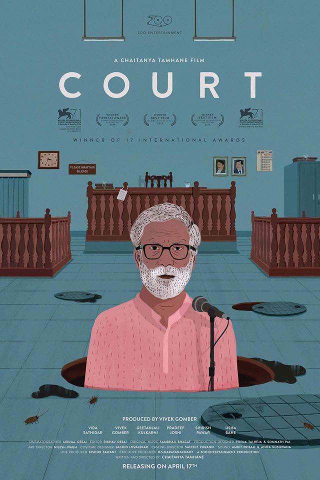 Court - facebook.com/justgoodmovies… #Court #ChaitanyaTamhane #ViraSathidar #VivekGomber #GeetanjaliKulkarni #PradeepJoshi #Cinema #Film