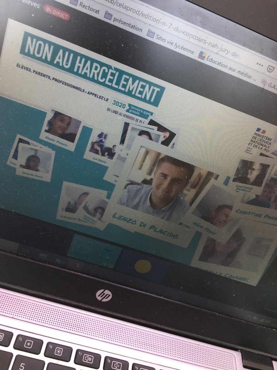 ClemHESLING's tweet photo. cet après-midi, jury élèves concours NAH #NonAuHarcelement ... ça va commencer 👍👍 https://t.co/7Al8XnK377