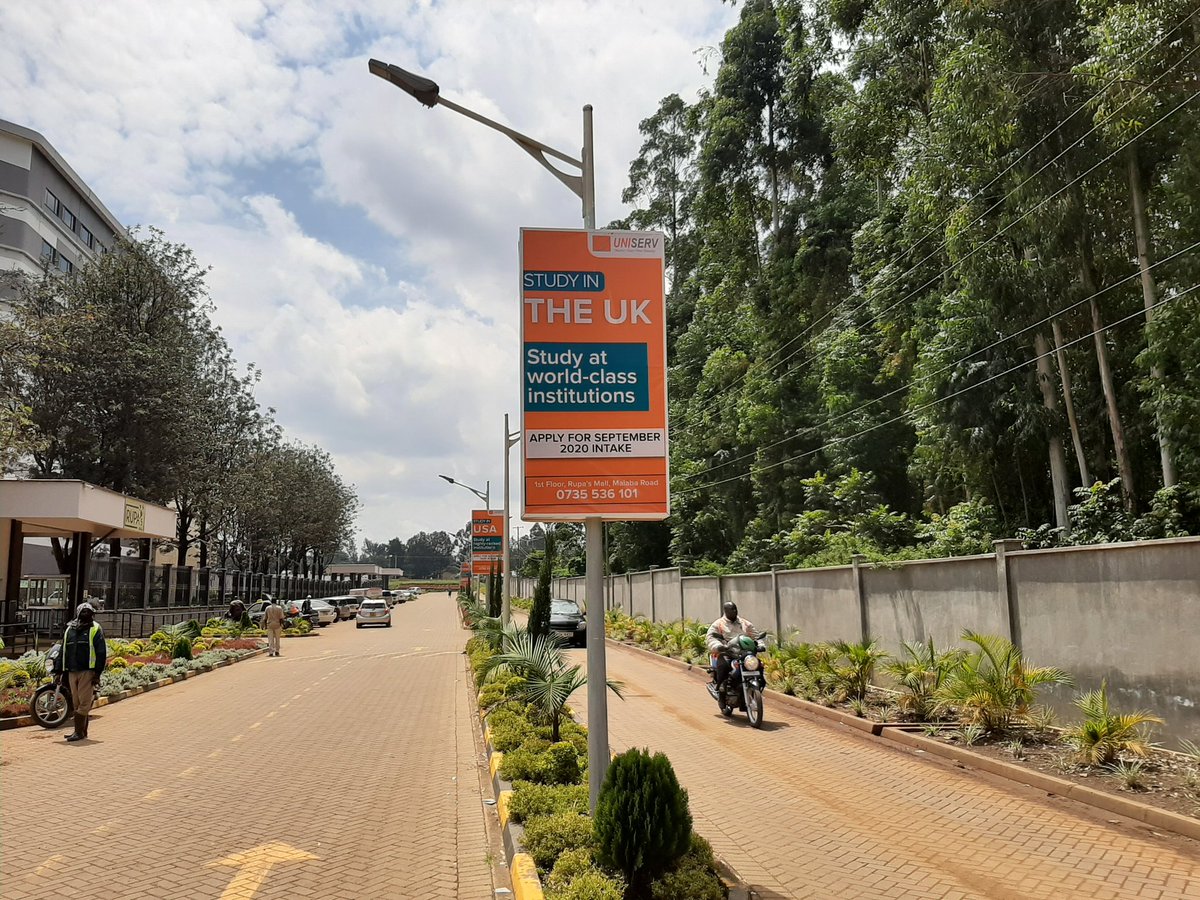 Cytic254's tweet photo. @osoroKE Light Pole advertising outside Eldoret's Busiest Mall Rupa's Mall at affordable pricing https://t.co/9xKa1s4L8x