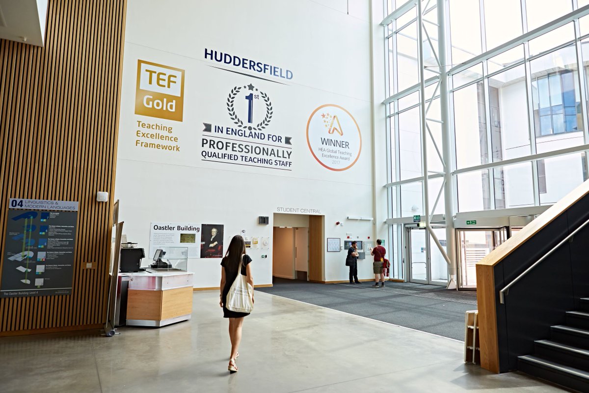 University of Huddersfield tweet media