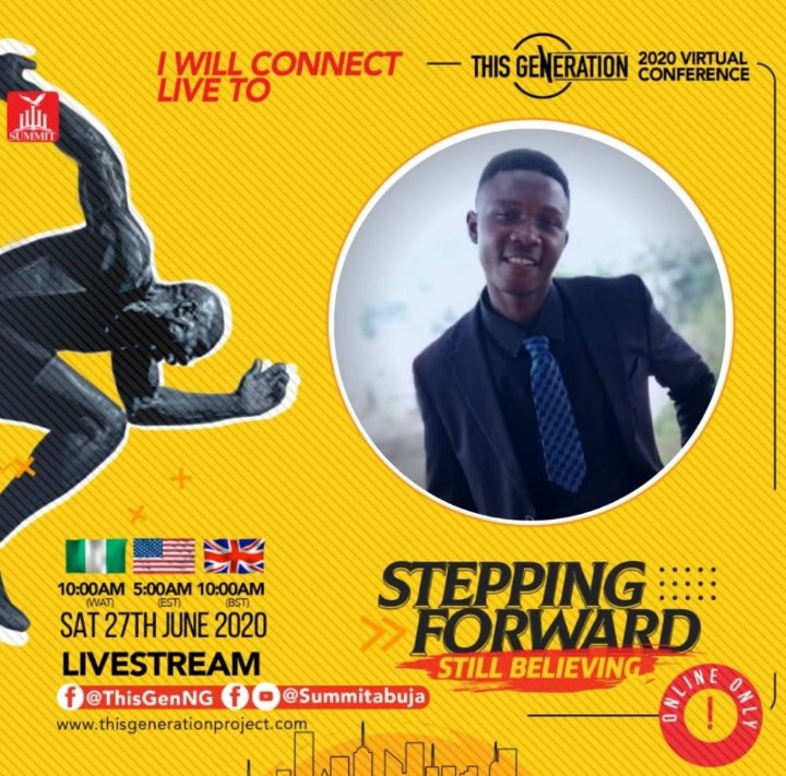 AniokeMiracle's tweet photo. Friends I'll be live on the 27th of June @ThisGenNG what about you?

#stillbelieving
#thisgeneration2020 https://t.co/btPUx0E3tx