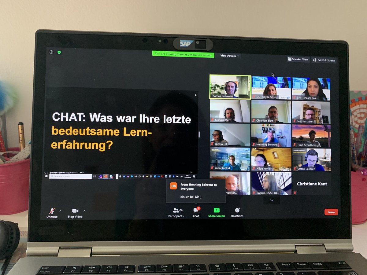 Seyde7's tweet photo. 2 volle Tage #sapedforum sind jetzt vorbei - was war eure letzte bedeutsame Lernerfahrung? https://t.co/uHt3aio5TG
