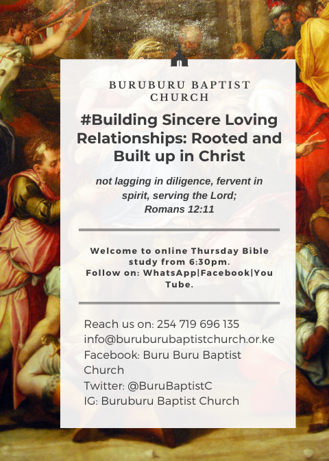 BuruBaptistC's tweet photo. Welcome to Thursday online Bible Study https://t.co/LIJc7dEiLs