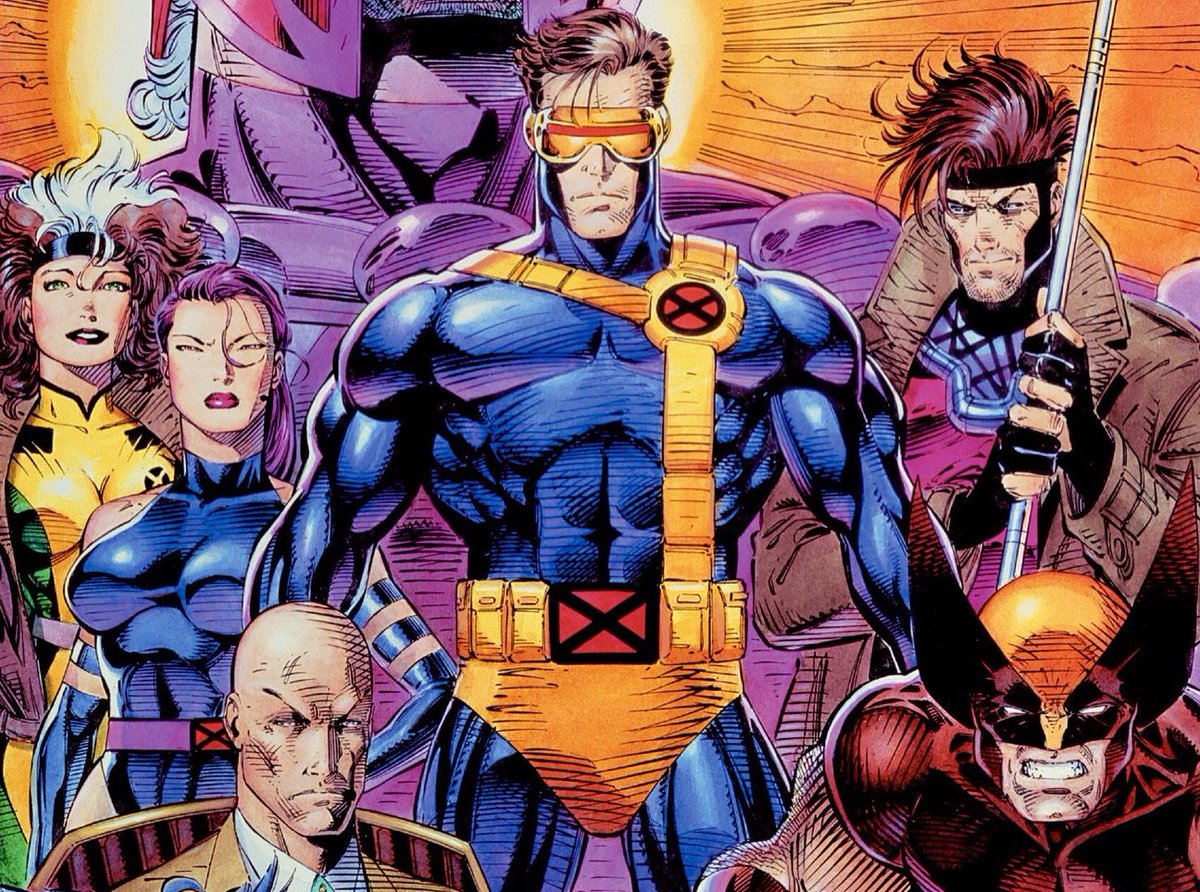 Jim Lee’s artwork on UXM represented a watershed moment in comics history, helping to spur an aesthetic transition from individualized character bodies to mythic but homogenized bodies, a tradition in comics that persists to this day.  #xmen 1/8