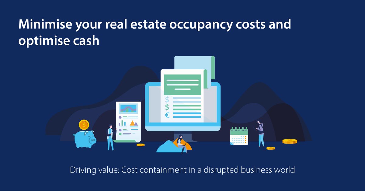 The need to minimise #realestate costs will persist for most businesses during the potentially lengthy period of #economicrecovery.

We have identified areas where you should focus to contain those costs and generate business benefits.

Read more: bit.ly/3dxViTY

#cre