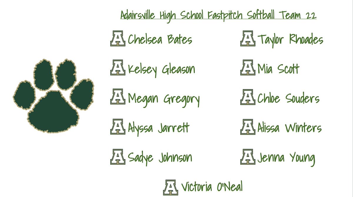 Adairsville Fastpitch Softball tweet media