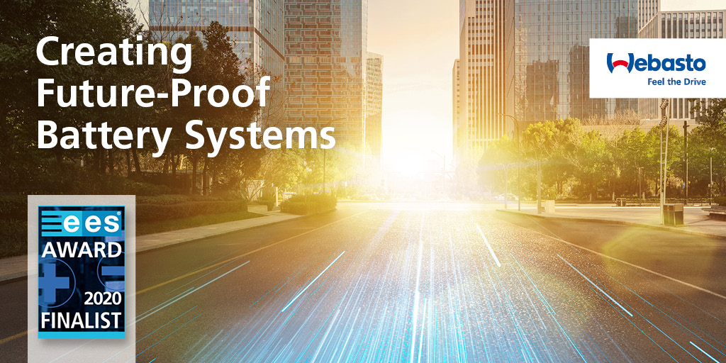 WebastoTurkey's tweet image. Keep your fingers crossed! #Webasto is nominated for the ees award 2020 with the future-proof #batterysystem for #emobility commercial vehicles. Join the @ees_events ceremony via live stream on June 30, 2020 (3:00-4:00 pm) bit.ly/37UoiE9