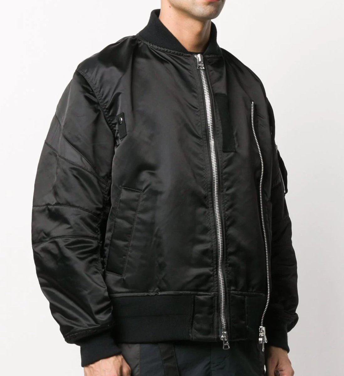 最終出品 綾野剛 着用 MIU404 sacai MA-1 ボンバージャケット