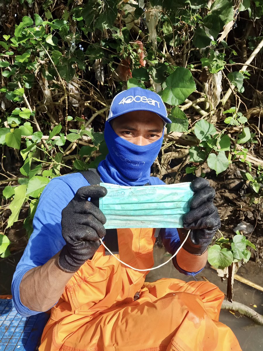 4ocean's tweet photo. Our captains and crews are continuing to find more and more single-use face masks during daily cleanup missions. #PPE #coronavirus https://t.co/MLKr659edS