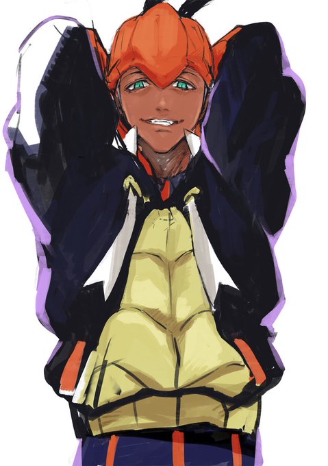 描いてみてと言われたので描いてみたキバナ 